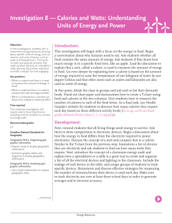 Calories and Watts: Understanding Units of Energy and Power