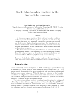 Stable Robin boundary conditions for the Navier