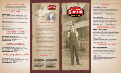 Big Bob Gibson Takeout Menu