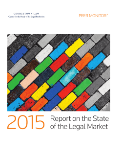 2015 Report on the State of the Legal Market