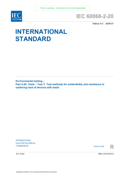 Preview - the IEC Webstore