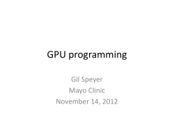 GPU programming