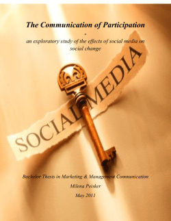 The Communication of Participation