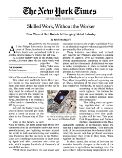 Skilled Work, Without the Worker