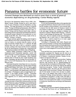 Panama battles for economic future