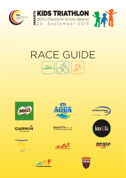 Race guide - Jakarta Kids Triathlon