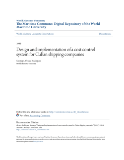 Design and implementation of a cost control system for Cuban