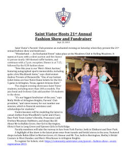 Saint Viator Hosts 21st Annual Fashion Show and Fundraiser
