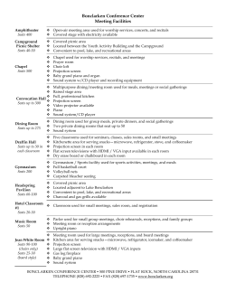 Meeting Room Information