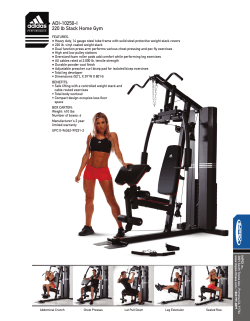 ADI-10250-I 220 lb Stack Home Gym