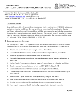 Instructor: Dr - USC Lancaster