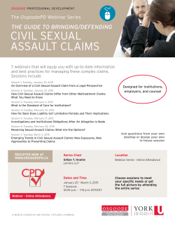 Brochure PDF - Osgoode Professional Development