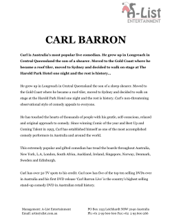 carl barron - A-List Entertainment