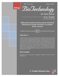 An Indian Journal - Trade Science Inc