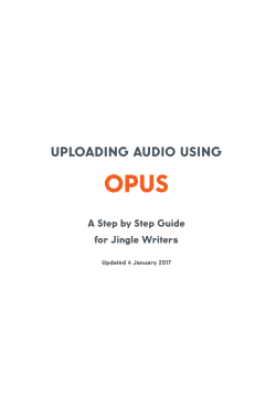 OPUS User Guide (Writers)