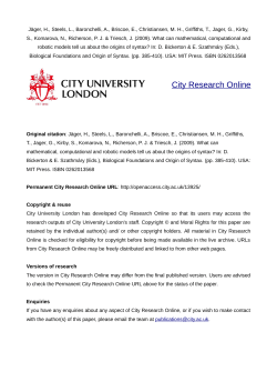 Group 4 - City Research Online