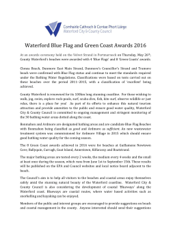 PR-Blue Flag and Green Coast Awards 2016