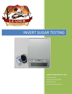invert sugar testing