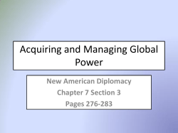 Acquiring and Managing Global Power