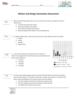 Motion and Design Summative Assessment