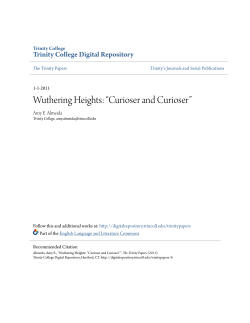 Wuthering Heights - Trinity College Digital Repository