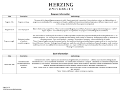 Disclosure Methodology