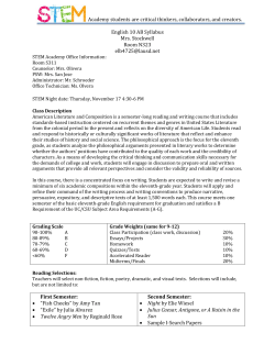 Eng 10AB - West Adams Prep