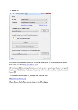 1.0 What is S2P? S2P is a free helper app than enables you to