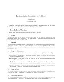 Implementation Description to Problem 2