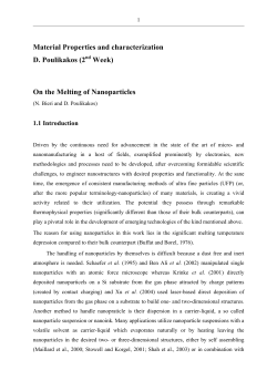 Chapter melting of n.. - Institute for Mechanical Systems
