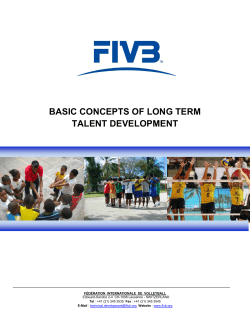 basic concepts of long term talent development