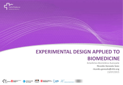 3. Experimental Design types