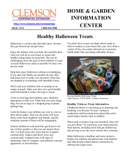 Healthy Halloween Treats