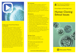 Human Cloning: Ethical Issues
