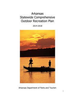Arkansas Statewide Comprehensive Outdoor Recreation Plan