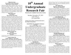 10th Research Fair Program