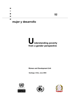 Understanding poverty from a gender perspective
