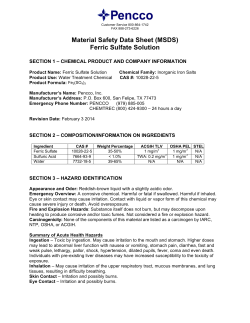 Ferric Sulfate Solution