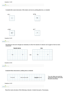 HOMEWORK: Chapter 10