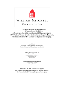 Minnesota v. Mille Lacs Band of Chippewa Indians