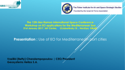 Use of EO for Mediterranean port cities