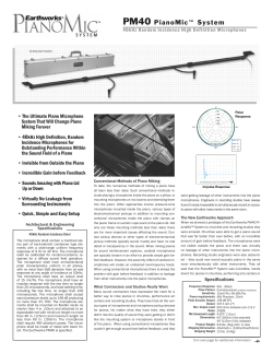 PM40 PianoMic&trade; System