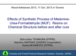 Effects of Synthetic Process of Melamine-Urea