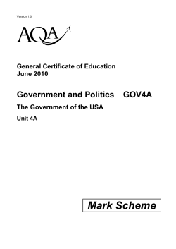 Mark Scheme - Watford Grammar School for Boys Intranet