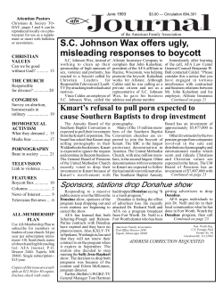 SC Johnson Wax offers ugly, misleading responses to