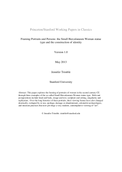 Princeton/Stanford Working Papers in Classics