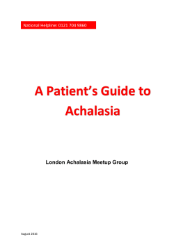 - Oesophageal Patients Association