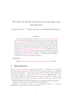The Role of Sterile Neutrinos in Cosmology and Astrophysics