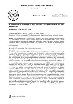 File Type: PDF - Chemistry Research Journal