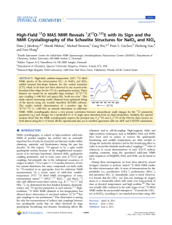 High-Field 17O MAS NMR Reveals 1J(17O-127I)